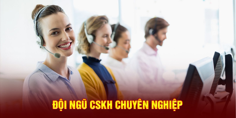 Đội ngũ CSKH chuyên nghiệp 