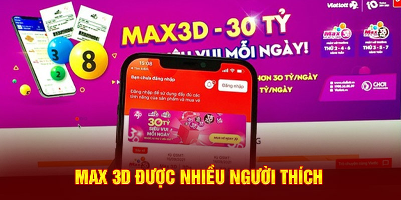 Max 3D được nhiều người thích