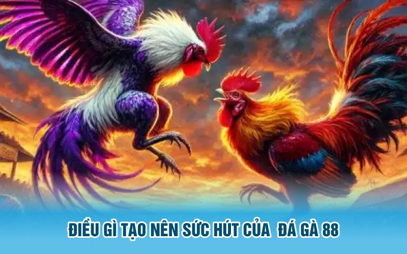 Điều gì tạo nên sức hút của đá gà 88